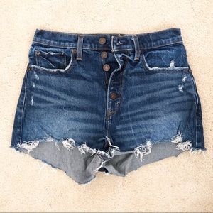 Abercrombie & Fitch Curve Love Jean Shorts